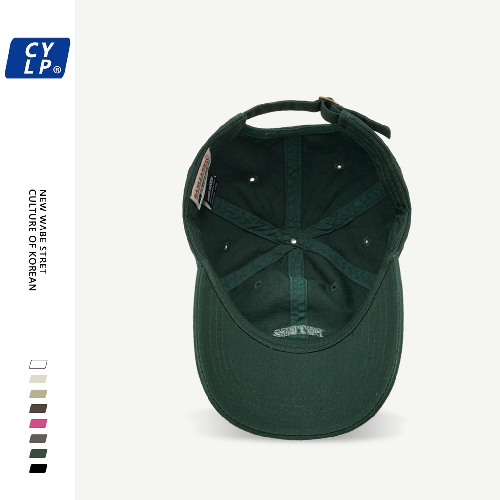 Mũ Lưỡi Trai Mềm Thêu Chữ Phong Cách Hàn Quốc Thời Trang Thu Đông Cho Cặp Đôi