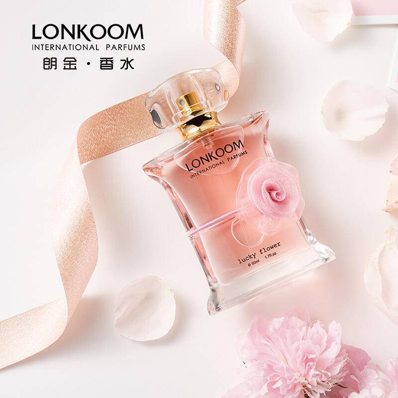LONKOOM/Nước hoa hoa may mắn/Hương hoa quả/Giữ hương tươi tự nhiên/Nước hoa nhẹ cho phụ nữ/Quà tặng