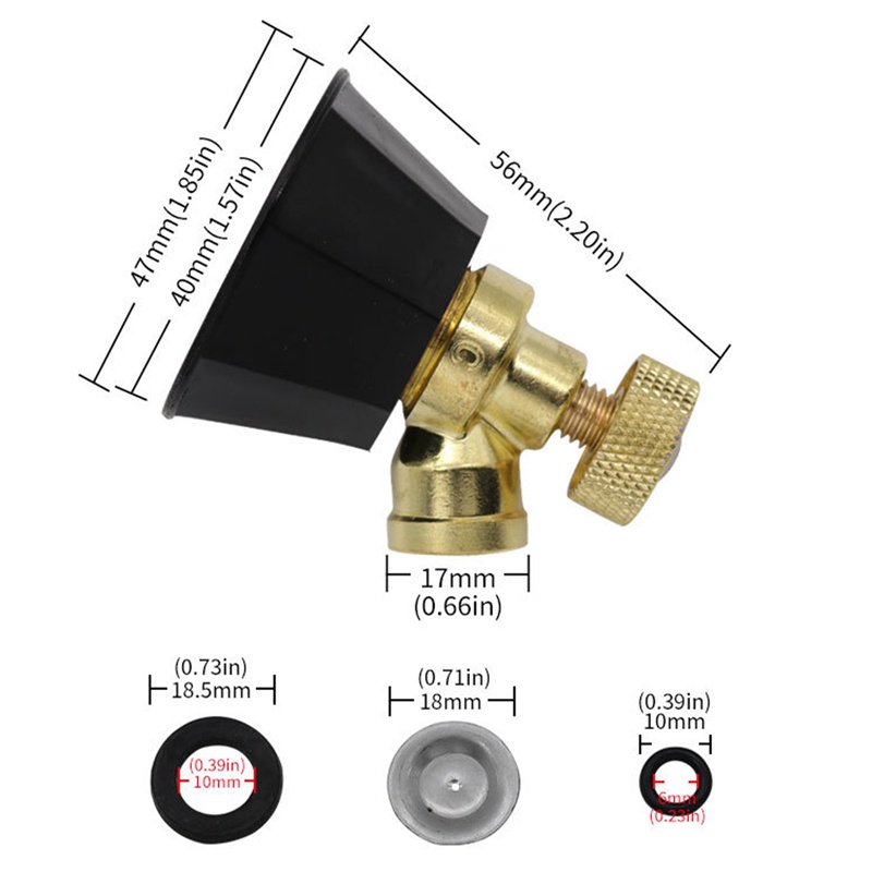 Vòi Phun Sương Áp Suất Cao Tưới Cây Sân Vườn Tiện Dụng