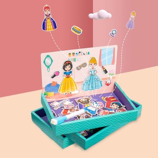 MAGNETIC BOOK CREATIVE PUZZLE KID EDUCATIONAL TOY LEARNING PLAYSET