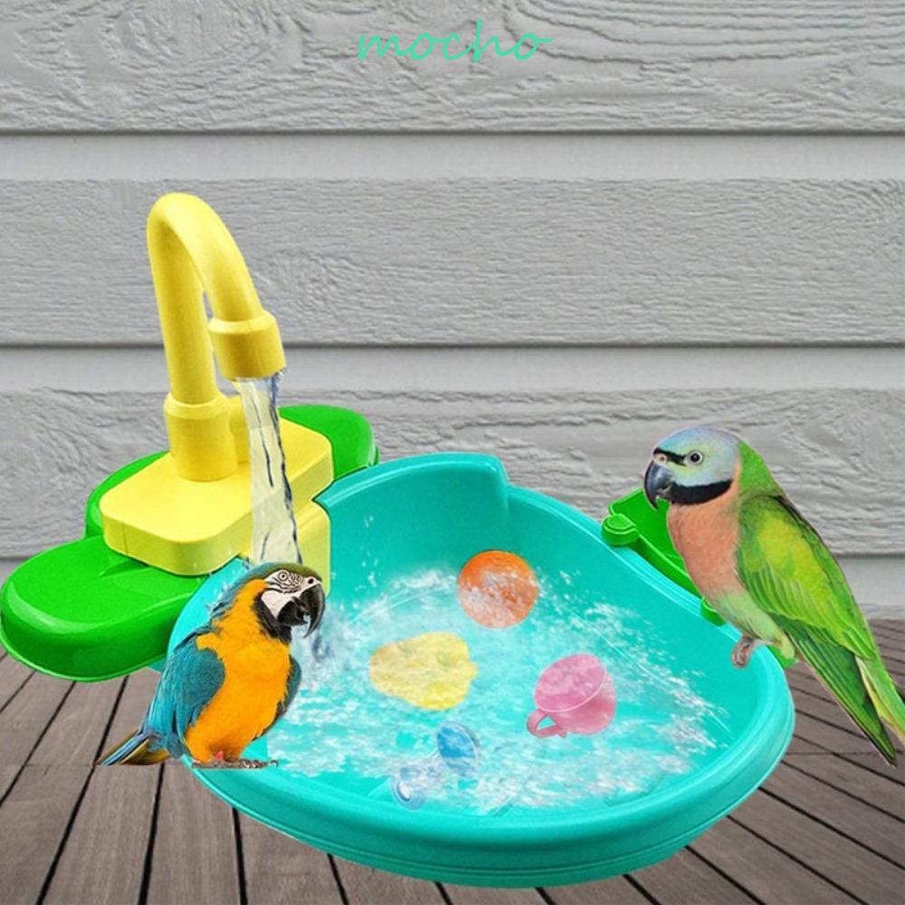 Bồn Tắm Tự Động Bằng Nhựa Thiết Kế Vòi Nước Độc Đáo Cho Chim / Vẹt