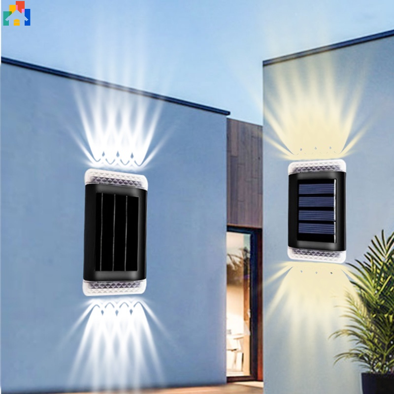 Đèn LED Năng Lượng Mặt Trời Chống Thấm Nước Gắn Tường Tiện Dụng