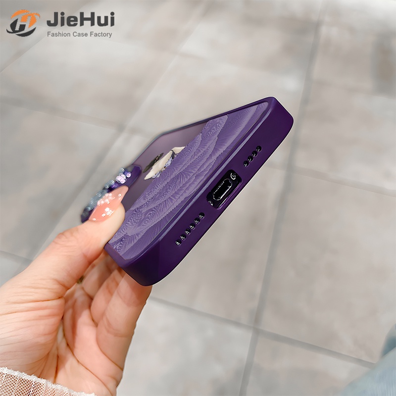 Ốp Điện Thoại Đính Kim Cương Lấp Lánh ZY101 Cho iPhone 14 13 12 11 Pro Max Plus ZY102