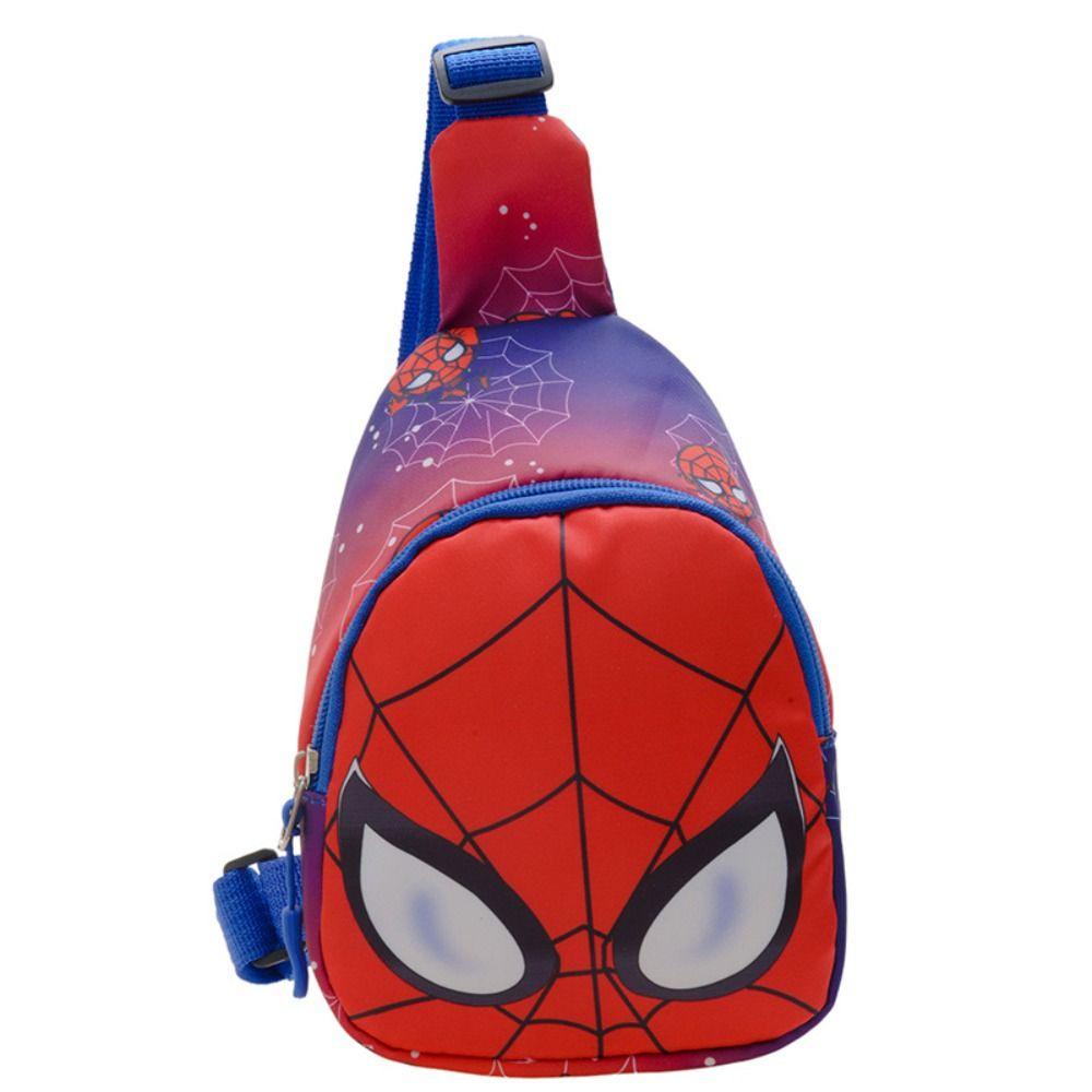Túi đeo ngực mini MMULCK in hoạt hình Người Nhện Marvel cho trẻ em ngoài trời