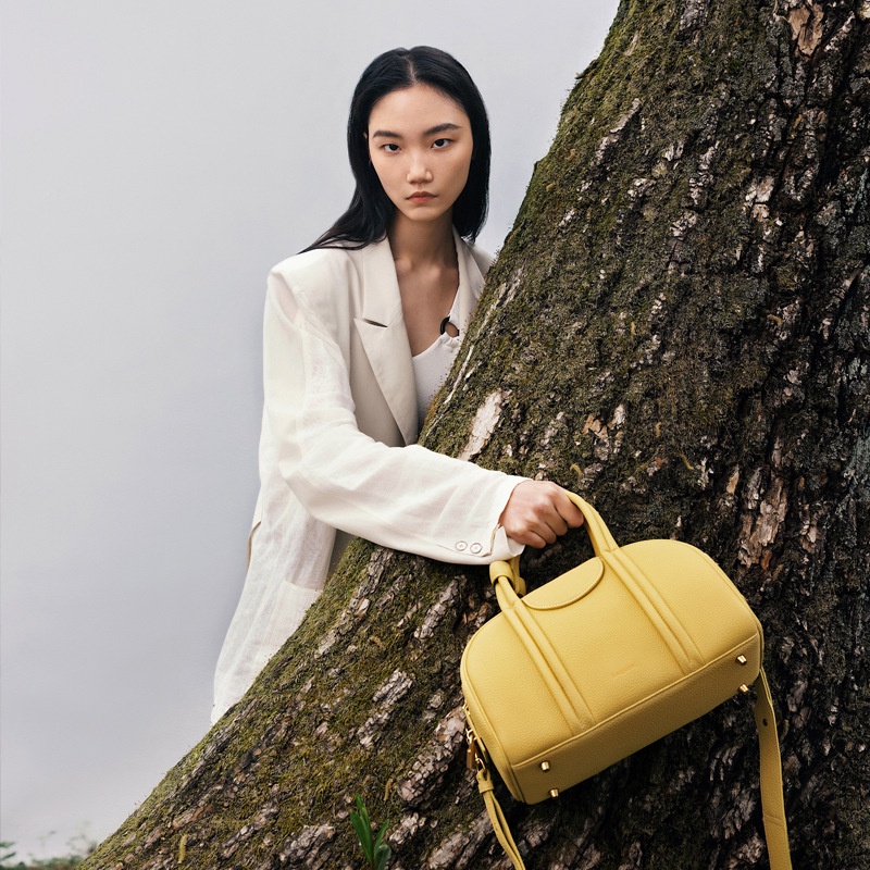 Túi Xách Boston Đeo Vai Kích Thước Vừa Thiết Kế Mới Cao Cấp Thời Trang