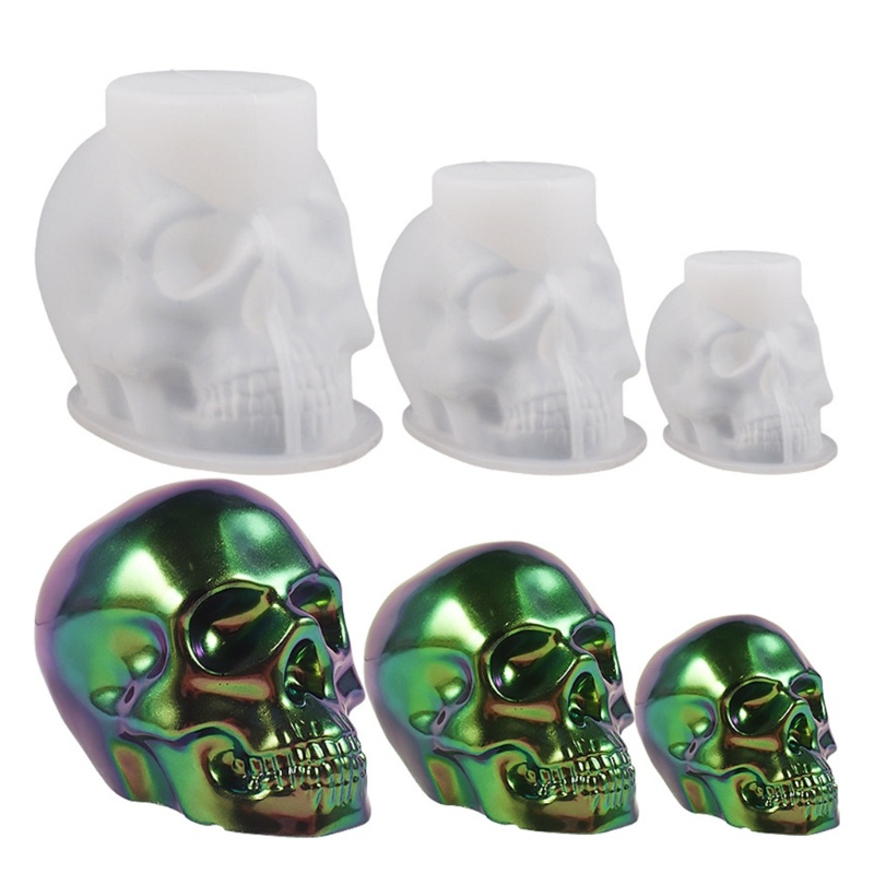 Khuôn silicone Làm Bộ Xương 3d Trang Trí halloween