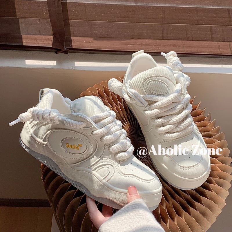 Giày Lười Quai Dán Thiết Kế Phong Cách Retro Mới Cho Nữ