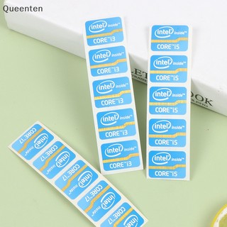 Sticker Logo Queenten Dán Laptop Intel Core i3 i5 i7 QT