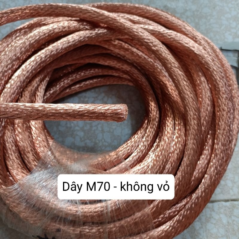 Dây đồng trần bện M25, M35, M50, M70 chế máy hàn cell pin