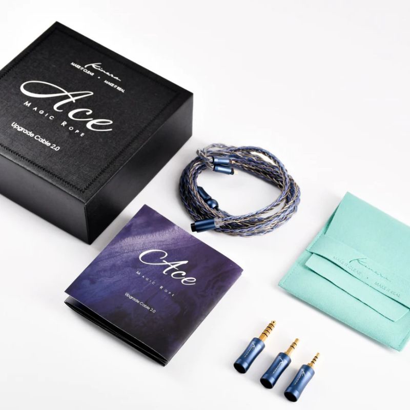 Kinera Dây Cáp Âm Thanh hifi 2.0 2.5 + 3.5 + 4.4mm Mạ Vàng 0.78mm 2pin mmcx Cho s12 pro