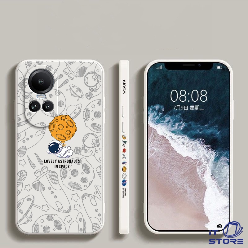 Ốp Điện Thoại Cho OPPO Reno 10 5G Reno 10Pro 5G Silicone bảo vệ tay áo mềm cho phi hành gia OPPO Reno10 5G Reno 10Pro 5G 2C-TKR