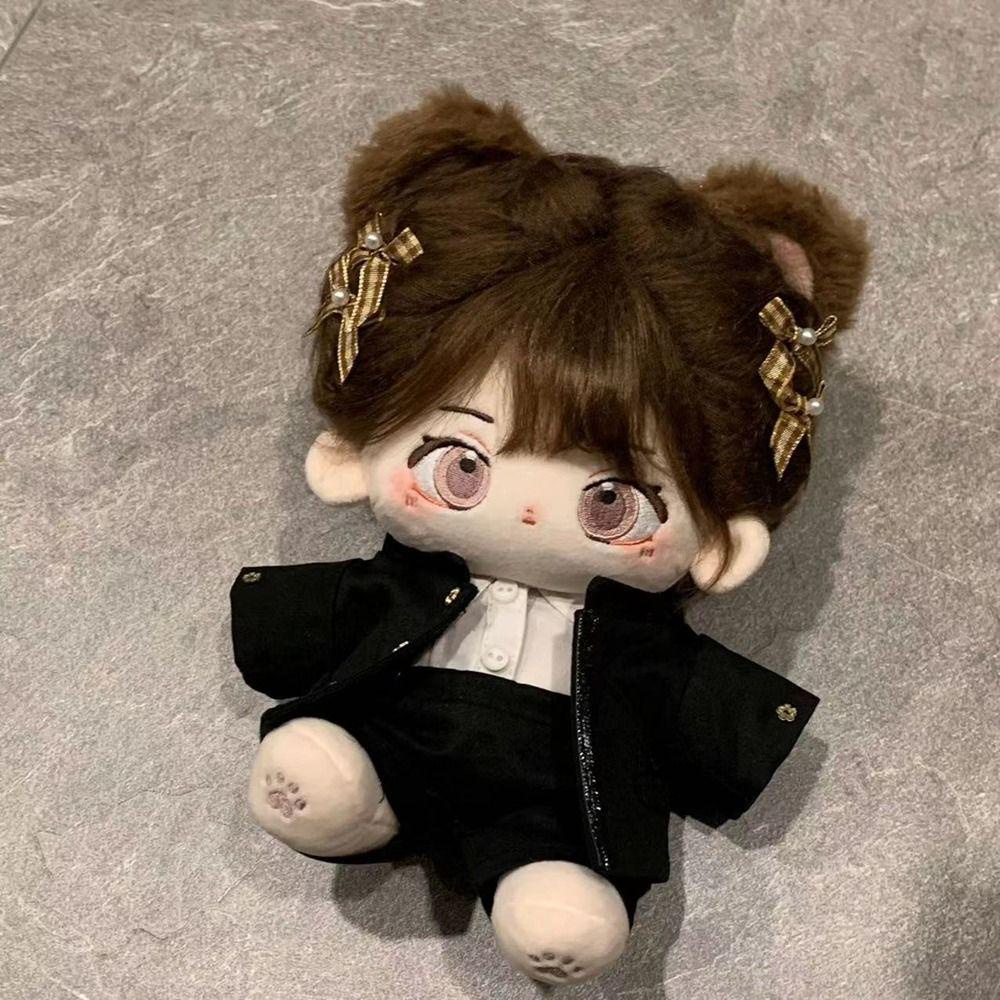 Giày Búp Bê Vải Cotton 20cm Phối Lông Màu Cầu Vồng Thời Trang Xuân Hè Chất Lượng Cao