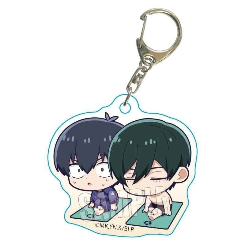 Móc khóa BLUE LOCK ver HOẠT ĐỘNG in hình anime chibi mica trong acrylic keyring dễ thương