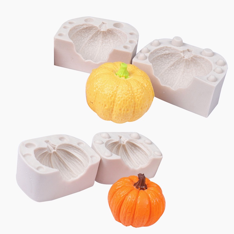 Khuôn Silicone Làm Bánh Hình Bí Ngô Halloween