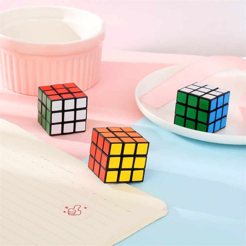 Khối Rubik 3x3x3 mini 3Cm 10mm 3x3 Đồ Chơi Rèn Luyện Trí Não DIY