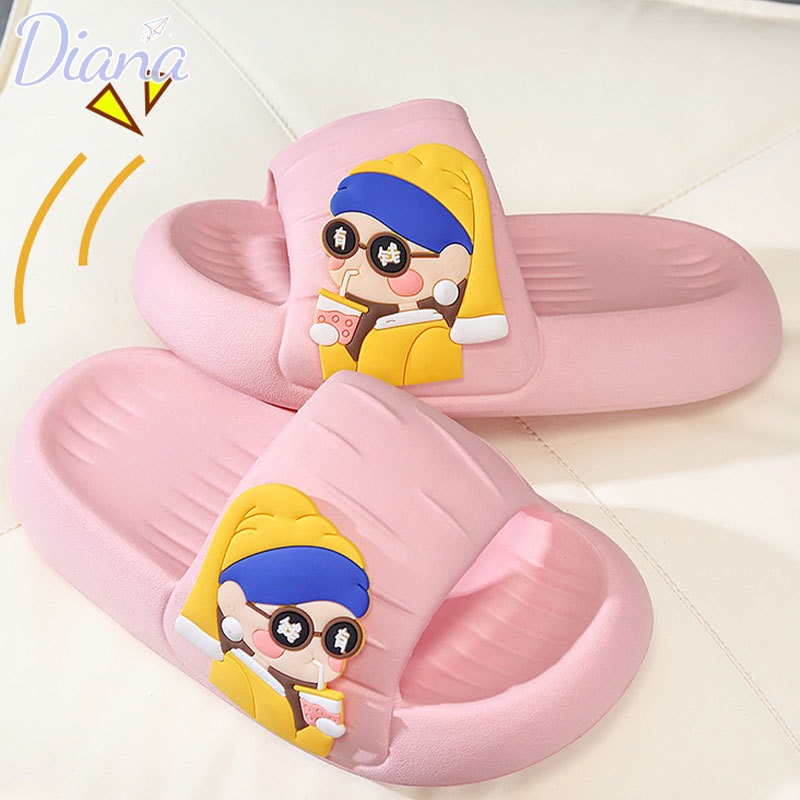 Dép bánh mì dễ thương, dép nam nữ, mềm mại và dày-chống , dép đi trong nhà đôi thời trang không trơn trượt và chống mài mòn, dép đi trong nhà đôi thời trang