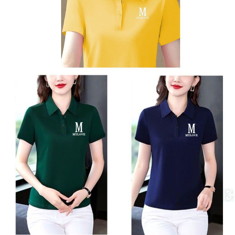 Áo Thun Polo Ngắn Tay Dáng Rộng Thời Trang