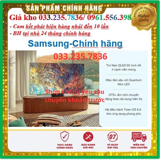 [NEW] Smart Tivi Samsung QA65QN90A Neo QLED 4K 65 inch - QA65QN90AAKXXV (65QN90A) - Mới 100%- Mới 100%