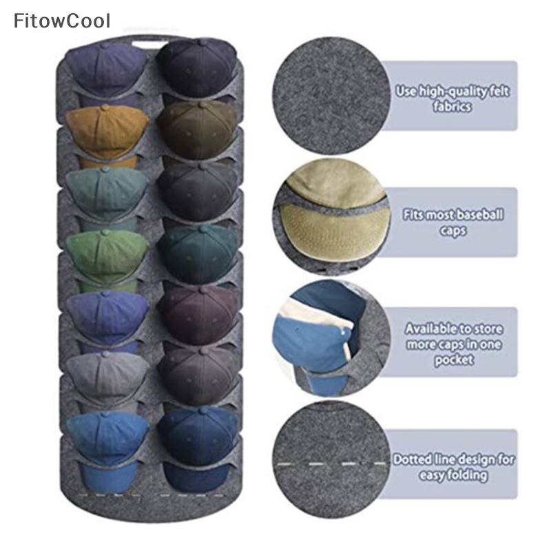 Giá Treo Mũ Lưỡi Trai Có Túi Trong Suốt QDD