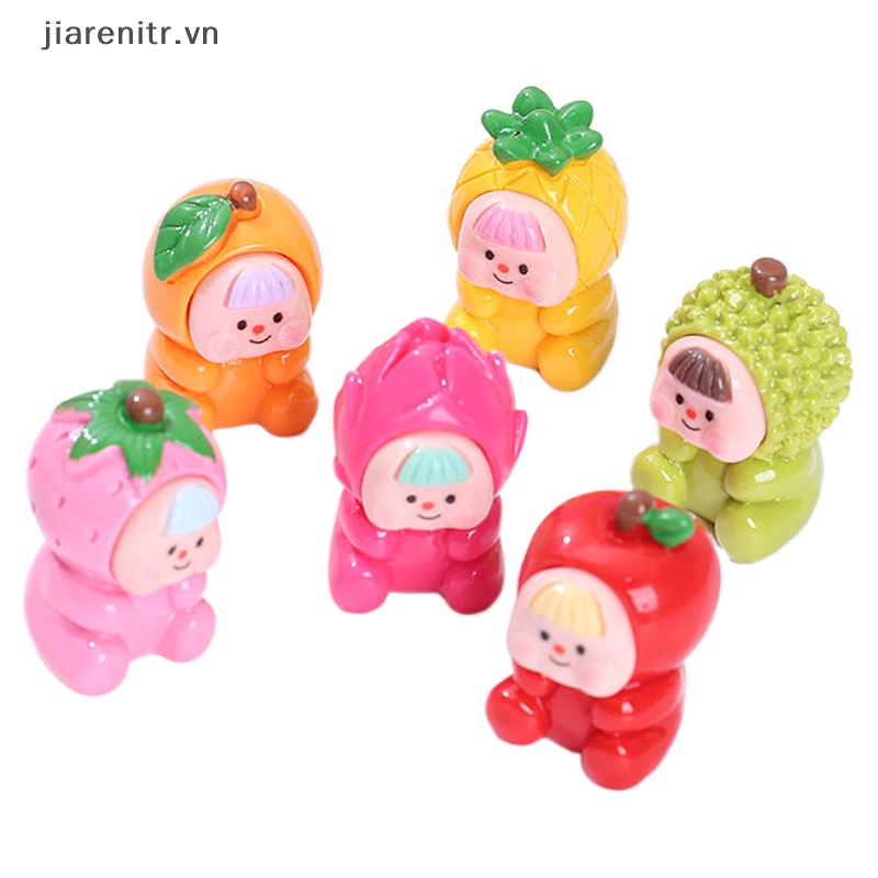 Mô Hình Quả Dâu / Cam / Sầu Riêng Bằng Nhựa Resin DIY Trang Trí Nhà Búp Bê / Xe Hơi