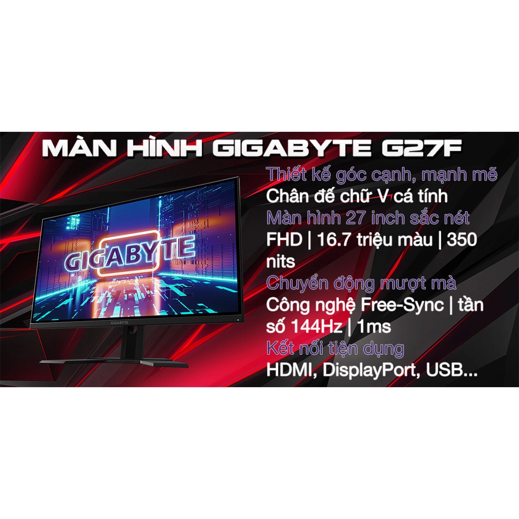 MÀN HÌNH GAMING GIGABYTE G27Q-EK/AP