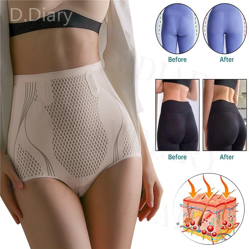 Quần lót định hình eo cao quần lót định hình cơ thể của phụ nữ dành cho phụ nữ thoáng khí thắt chặt định hình-áo nịt ngực ngắn rực rỡ cho cơ thể
