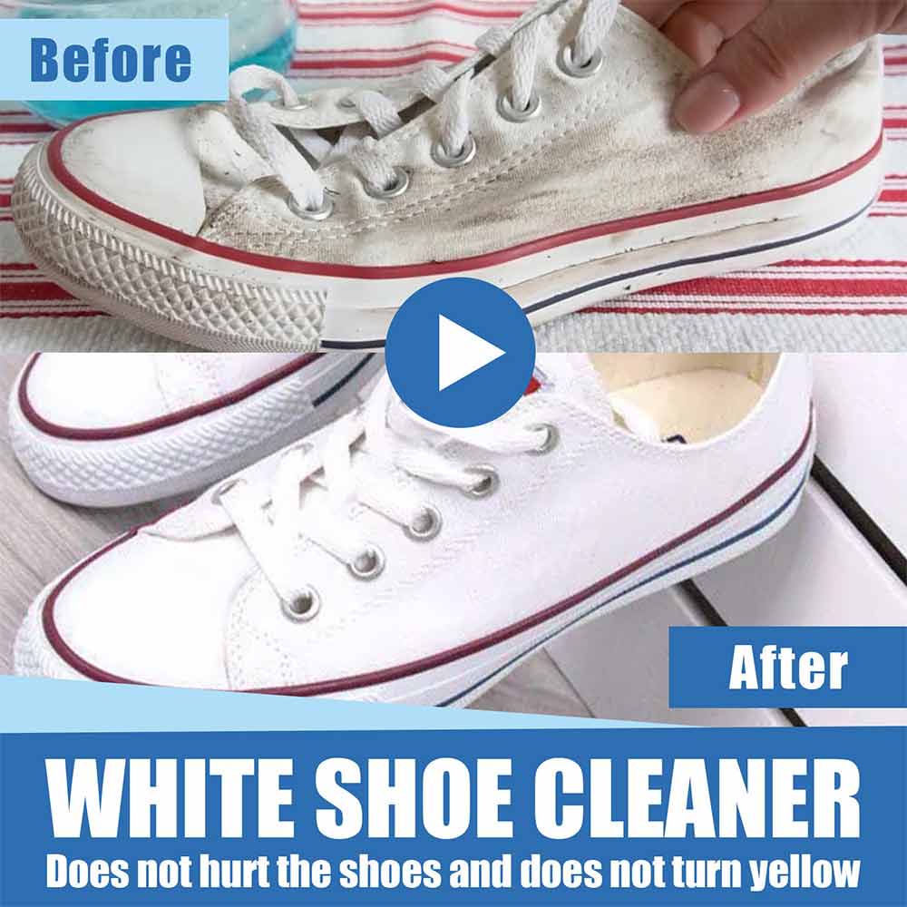 100g White Shoes Cleaning Stain Whitening Cleaner Dirt Cream For Shoe Brush Reusable Shoes Cleaning With Wipe Sponge