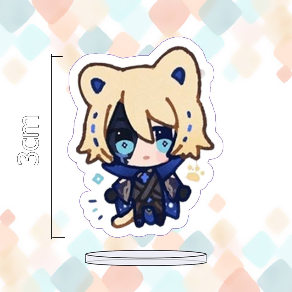 MÔ HÌNH Standee GENSHIN IMPACT ver TAI THÚ game tượng mica trong acrylic chibi trong quà tặng xinh xắn NLSHOP
