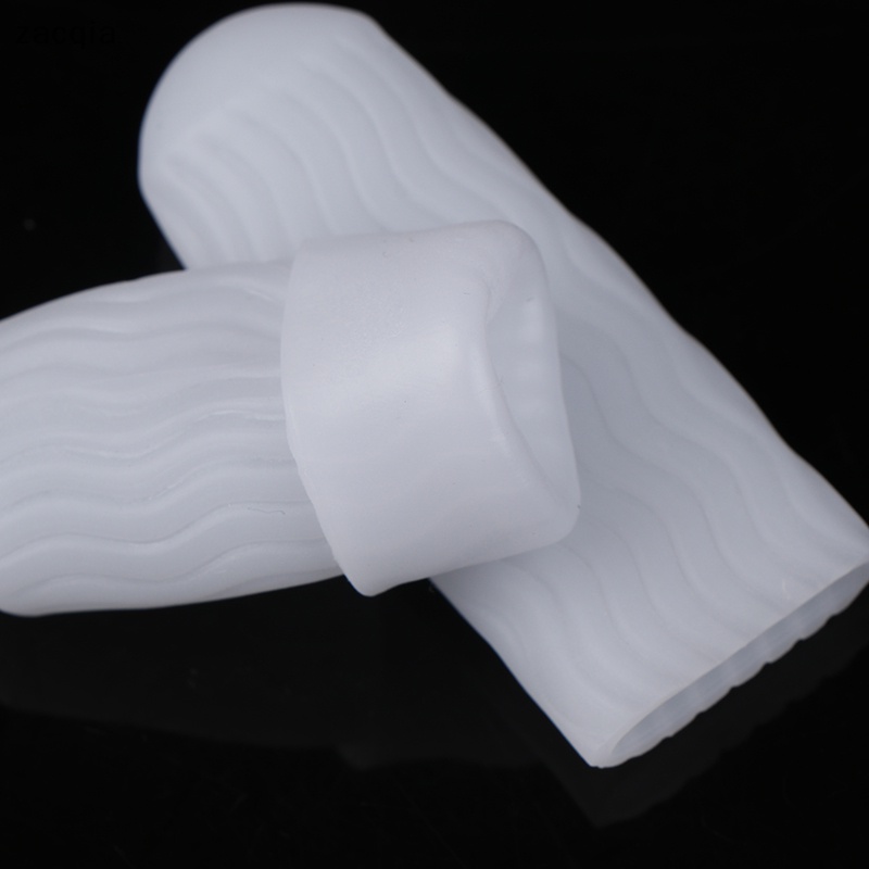 1 cặp ống gel silicon bảo vệ ngón tay ngón chân găng tay tay áo giảm đau vn