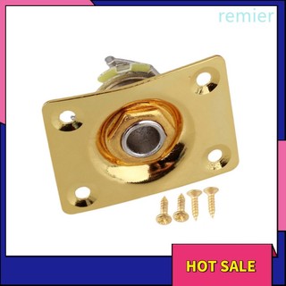 Re square guitar jack plate & socket assembly for tl electric guitar