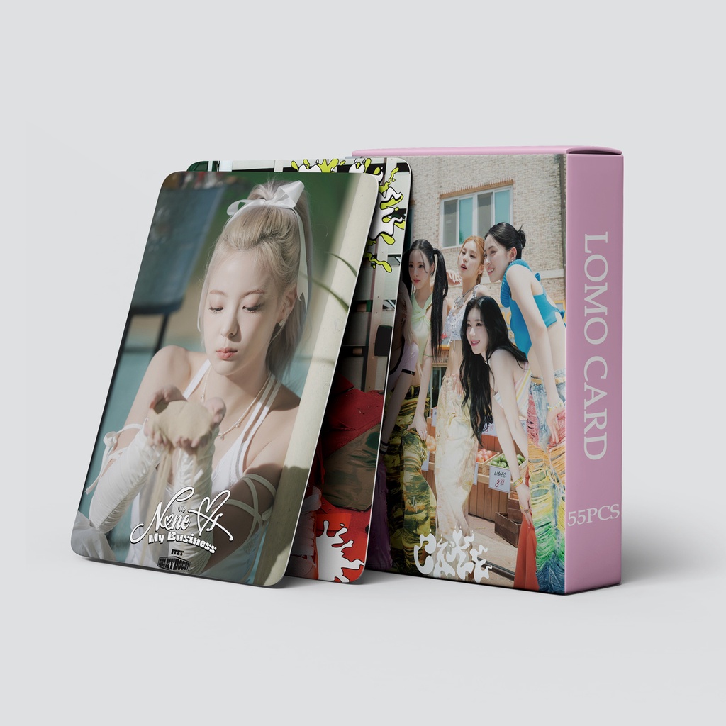 Linxx 55 chiếc itzy cake album lomo card kpop photocards series bưu thiếp