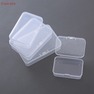 Hộp đựng đồ trang sức bằng nhựa trong suốt 2pc hộp đựng hạt bông tai cho đồ trang sức hộp đựng mỹ phẩm hộp đựng hộp đựng erw