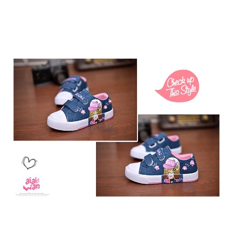 🔥Hot Sale🔥CUTE Giày vải dễ thương mới cho trẻ em học sinh thời trang giày thể thao cho trẻ em gái