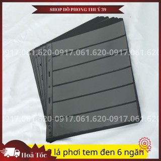 Combo 10 lá phơi đựng tem đựng tiền 6 ngăn 2 mặt, chính hảng pccb