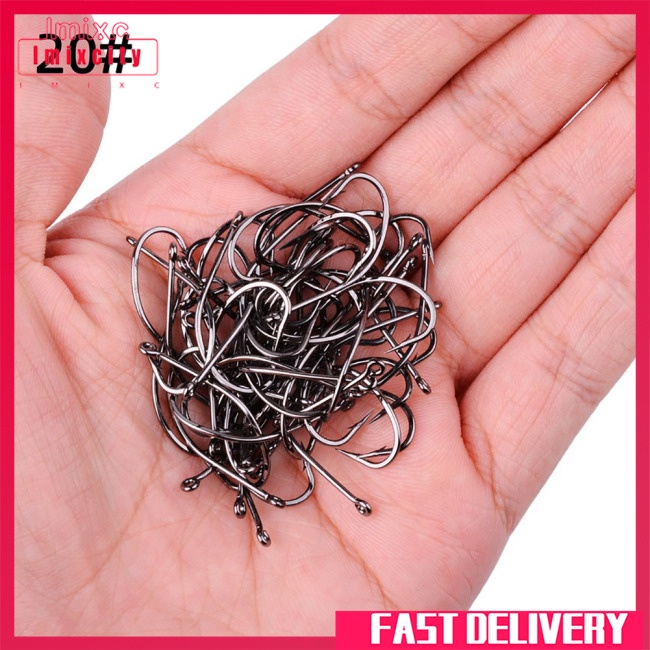 Móc câu imixcity gói cá chép có gai bằng thép không gỉ carbon cao với hộp bán lẻ nguyên bản móc câu cá