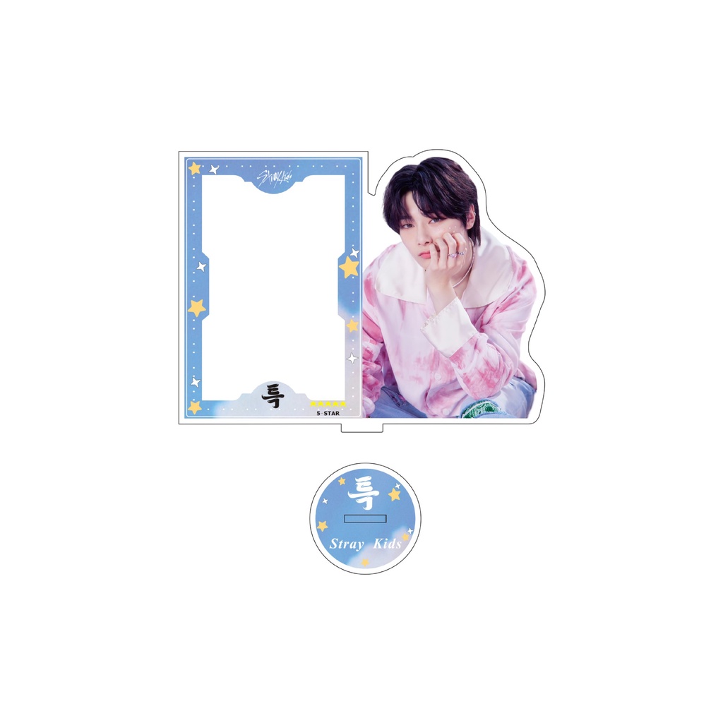 Kpop straykids acrylic standing plaque khung ảnh 5-star mới mảng bám trang trí thẻ nhỏ
