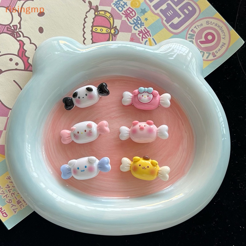 1pc / 6 cái sanrio cinnamon dog my melody pompom purins hello kitty cartoon candy barrettes trẻ em kẹp mỏ vịt mini kẹp tóc mũ nón