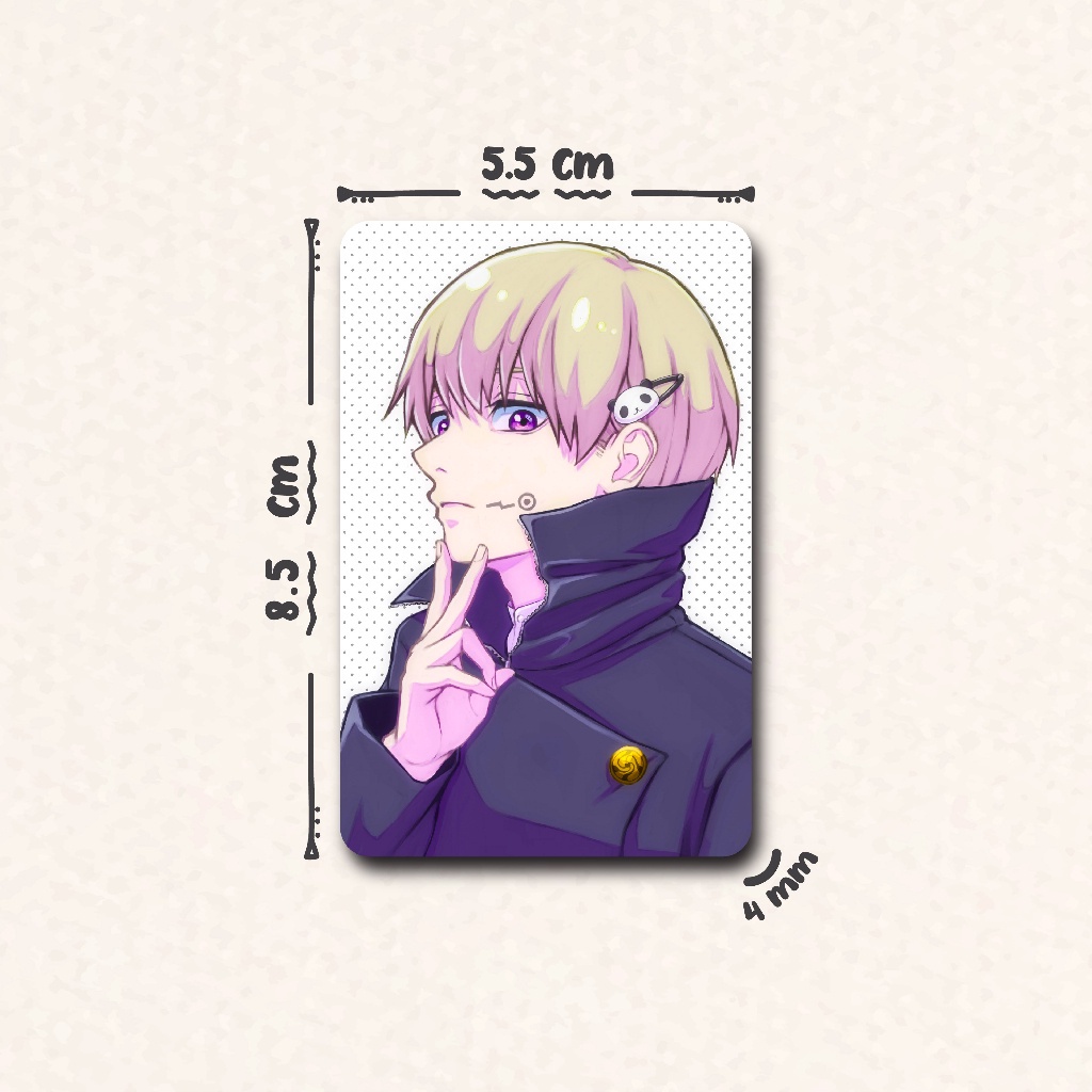 FREESHIP ⭐️ Card Bo Góc Toge Inumaki Trong Jujutsu Kaisen - Cán Màng Nhám Chống Xước - Kháng Nước Nhẹ