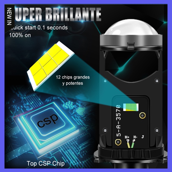 Đèn Pha Siêu Sáng h4 led 3200lm Chuyên Dụng Cho Xe Hơi Xe Tải