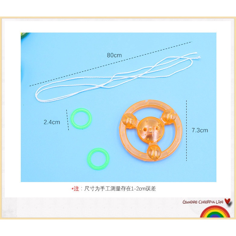 Sáng tạo mới lạ đồ chơi trẻ em phát sáng bánh đà phát sáng hot-bán hàng cung cấp đồ chơi chợ đêm mùa hè