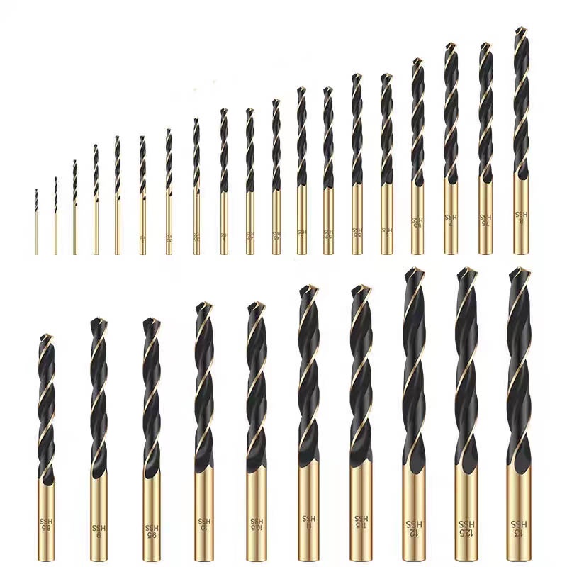 Mũi Xoay Siêu Cứng Mũi Khoan Hợp Kim Sắt---Mũi Khoan Xoắn Thép Không Gỉ Chuyên Dùng Cho Tay Cầm Thẳng Đục Lỗ GARIN