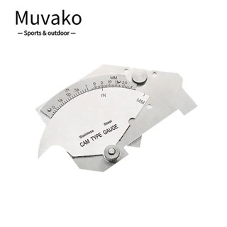 Muvako thước đo mức hàn chính xác bằng thép không gỉ mg-8 0-60mm