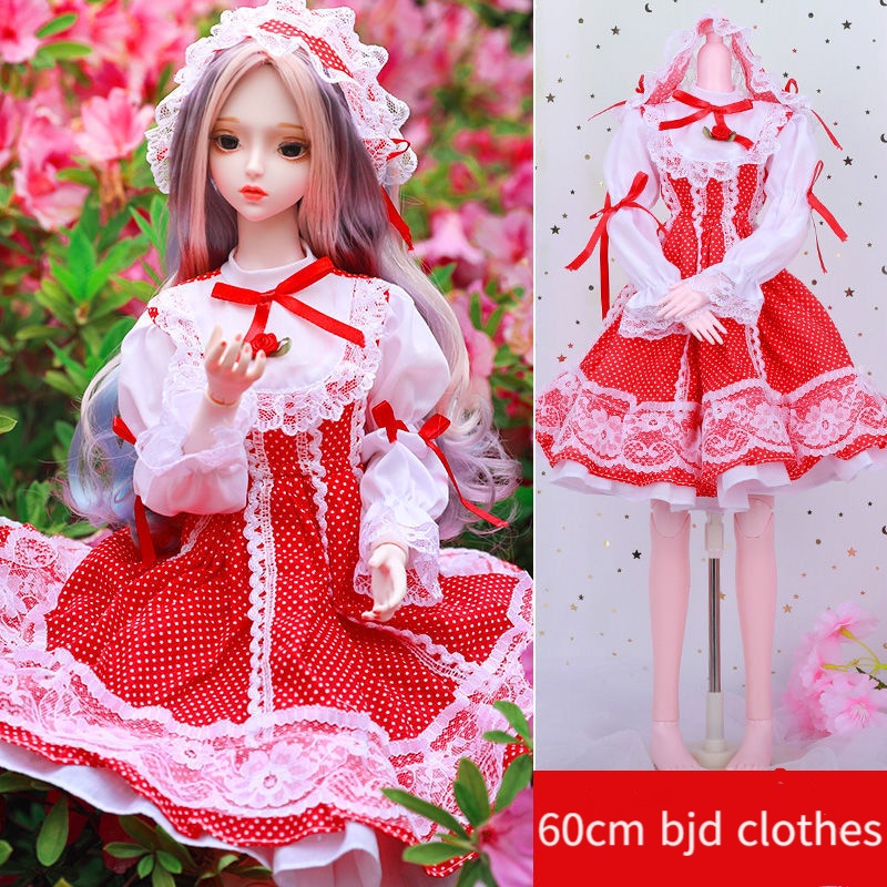 Đầm Thời Trang Cho Búp Bê 60cm bjd 1 / 3 bjd diy Dễ Thương Xinh Xắn dj4e