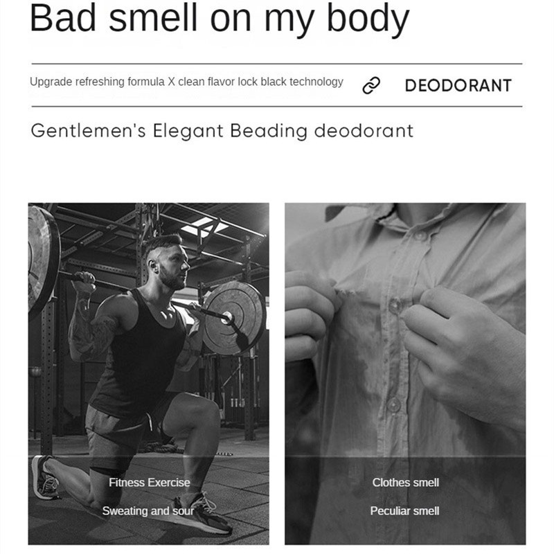 Lăn khử mùi EELHOE hương nước hoa chống mồ hôi dưỡng thể sảng khoasii thanh lịch cho nam