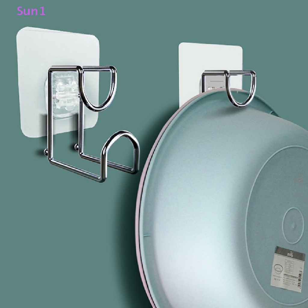 Giá Treo Đồ Bằng Thép Không Gỉ Gắn Tường Nhà Bếp Sun1  Dụng Cụ Làm Đẹp Chất Lượng Cao