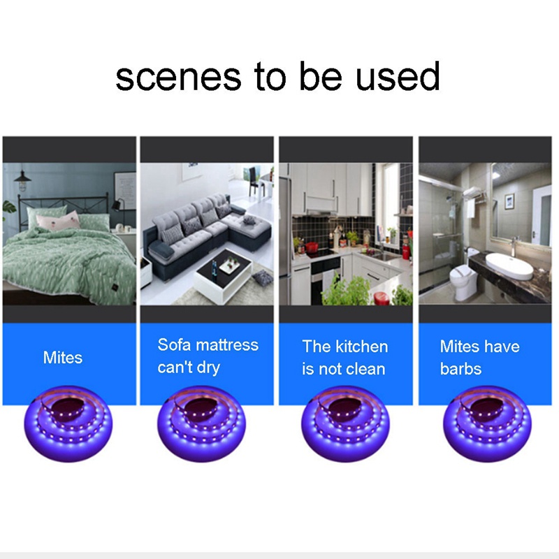 Set 2 Dải Đèn LED UVC Khử Trùng 5V 50X1cm &amp; 100X1cm