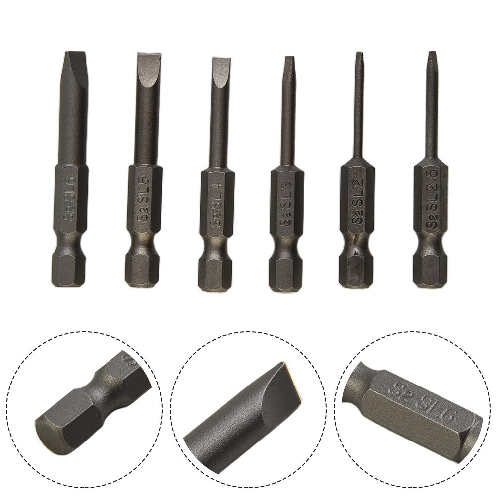 Set 6 Tua Vít Nam Châm 2.0-6.0mm 50mm Chuyên Dụng