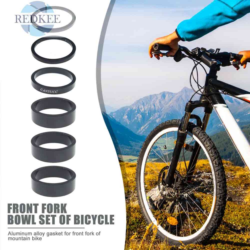 Set 6 Vòng Đệm Phuộc Trước 2 / 3 / 5 / 10mm Chuyên Dụng Cho Xe Đạp