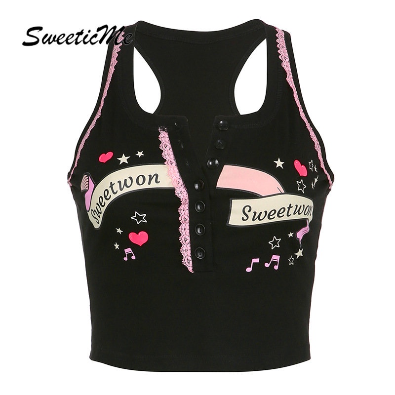 Áo Tank Top Eo Cao Ôm Dáng Màu Tương Phản Thời Trang 2023 Cho Nữ