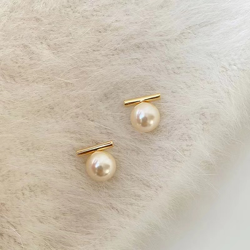 Bông Tai Bạc 2023 Đính Ngọc Trai Nhỏ Xinh Sang Trọng Thời Trang Cao Cấp